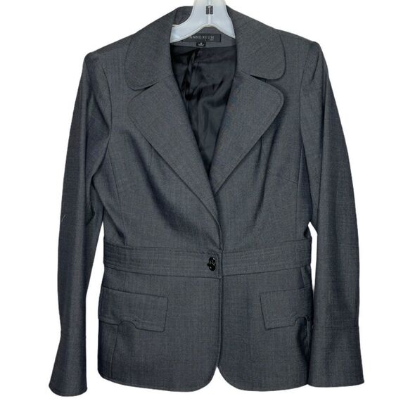 Anne Klein Wool Blend Blazer - Picture 1 of 7